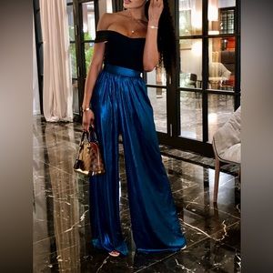 Metallic Palazzo pants 💙